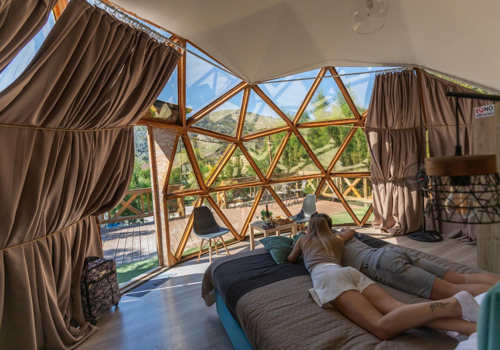 Отель Amazing Cyprus Glamping Domes - Glamping Cyprus Пафос Экстерьер фото